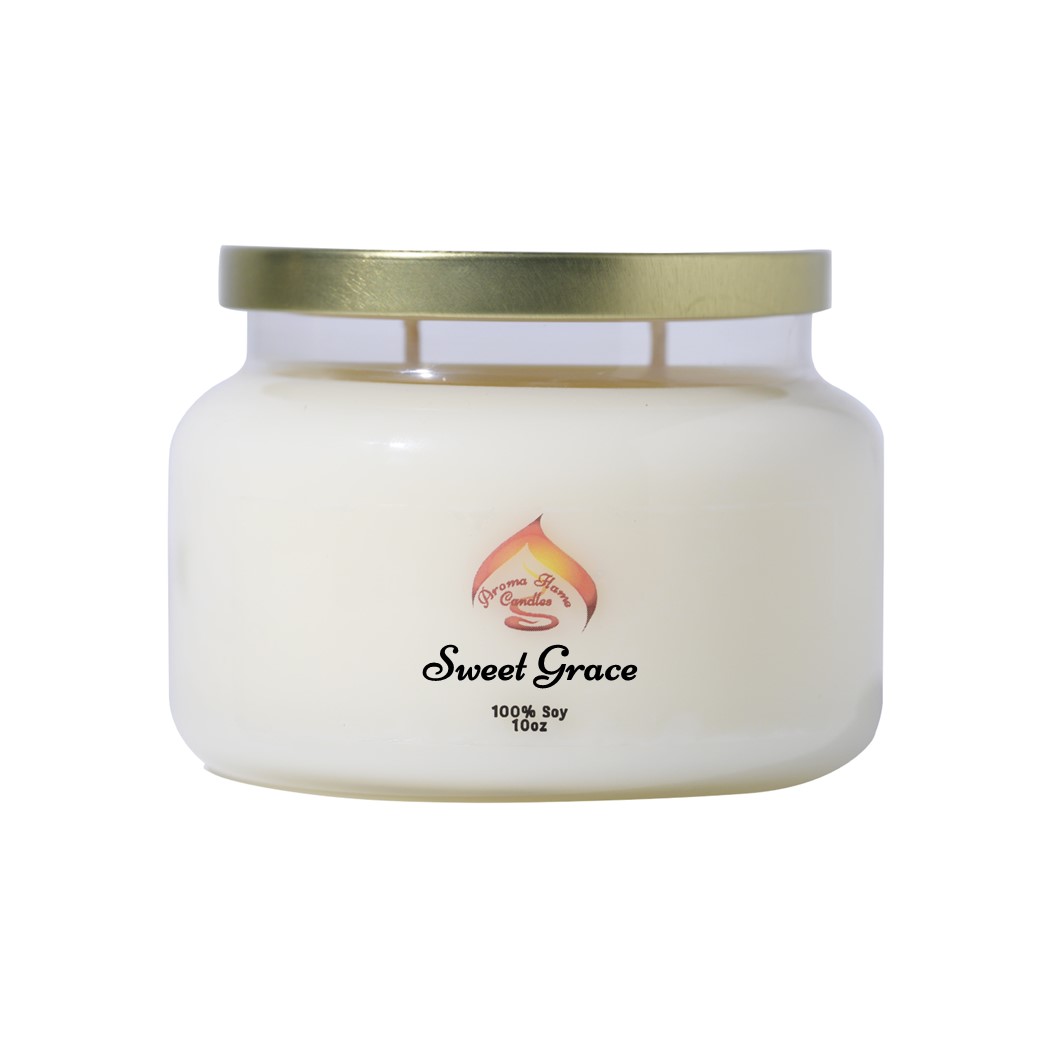 Sweet Grace Scented Soy Candle - Aroma Flame Candles
